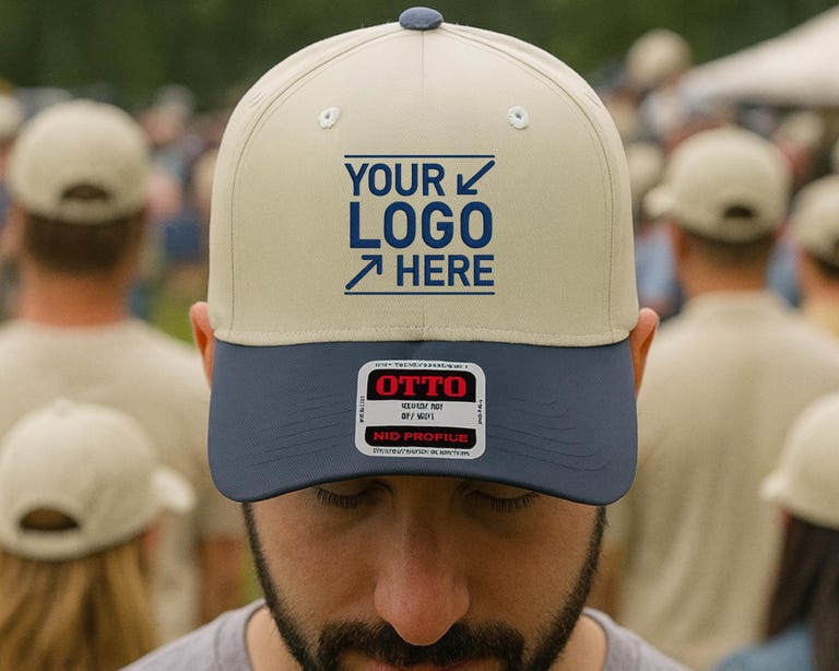 Custom Corporate Logo Baseball Hat – Personalized Company Branding Hat, Embroidered Business Logo Cap, Custom Work Uniform Hat