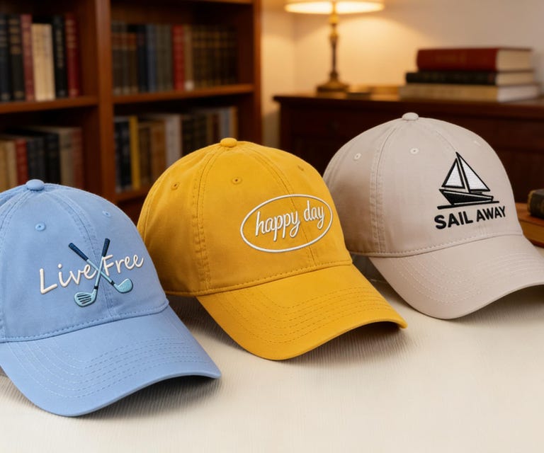 Personalized Logo Hat, Custom Embroidered Hats, new mom and dad gifts, Embroidered Text baseball cap, Bulk baseball Hat, 3D text, Unisex